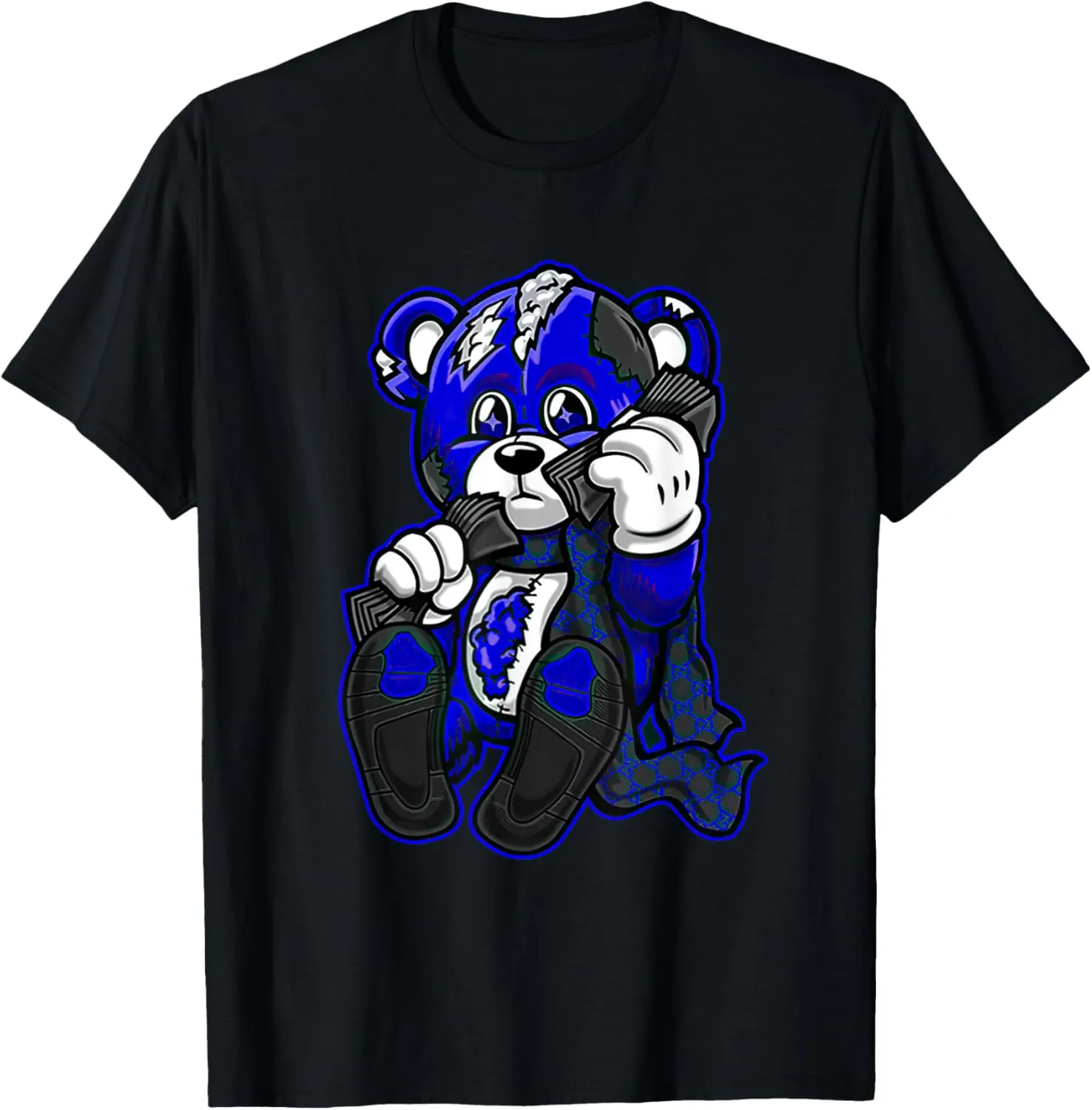 5 Racer Blue Tee Heartbreak Money Streetwear Racer Blue 5s T-Shirt