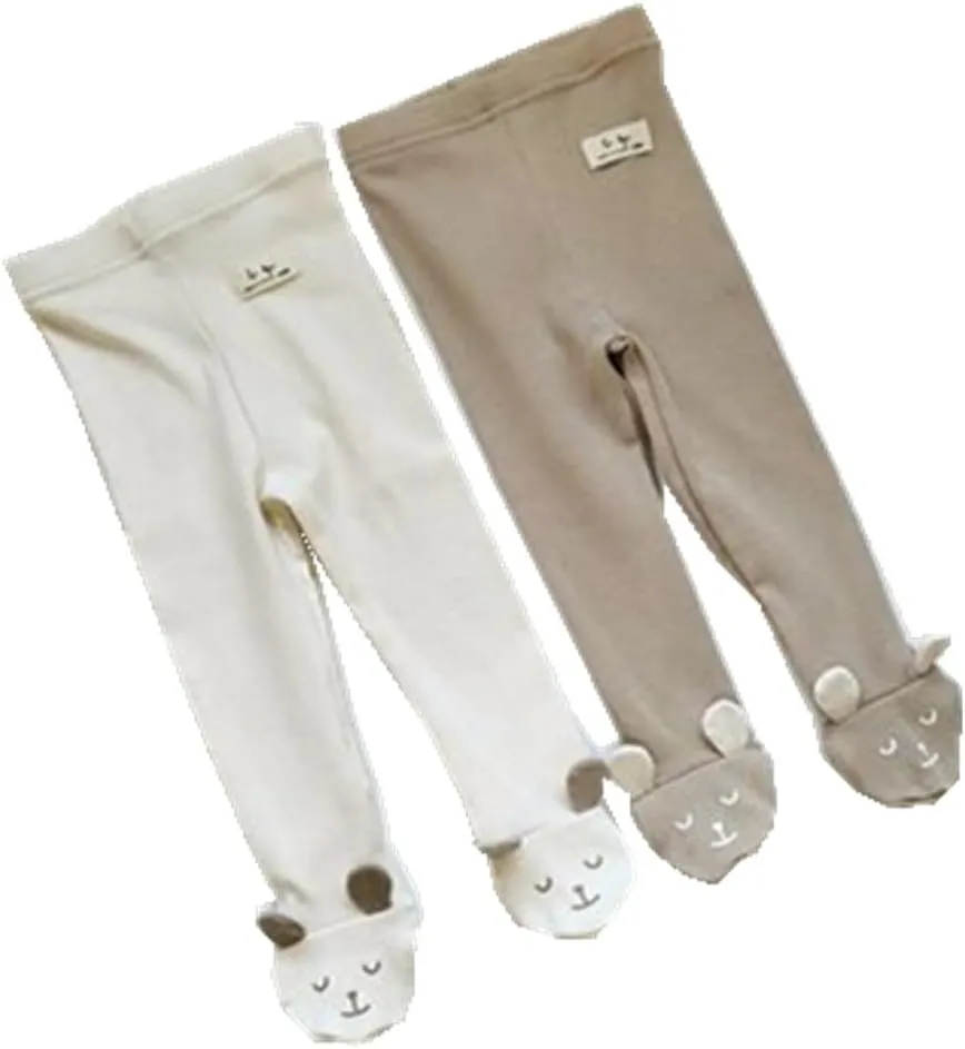 Alsmiley Unisex Baby 5-Pack Long Pants Newborn to Toddler Cotton Shorts Gift Set