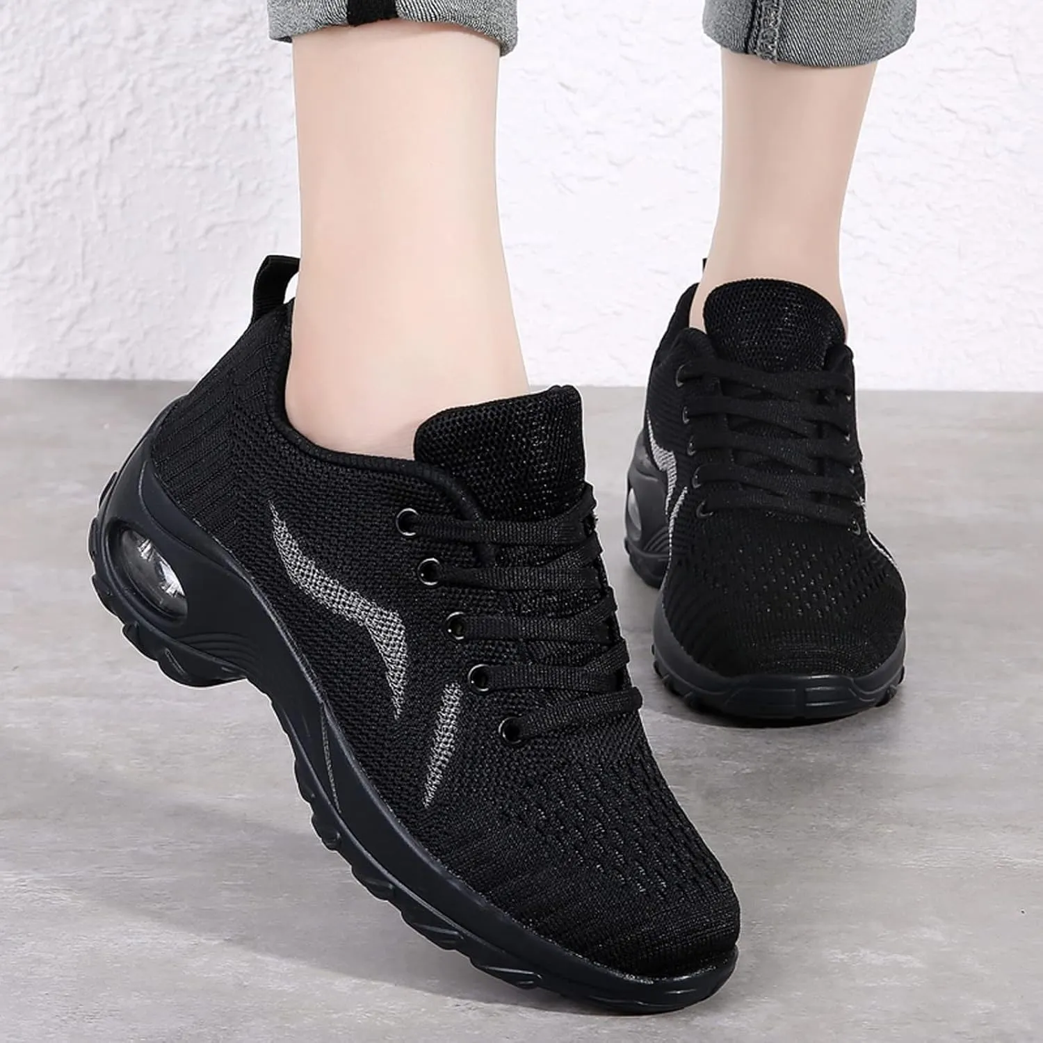 Arch Support Versatile Sneakers for Women Comfort Non Slip Work Sport Athletic Shoes Lightweight Elderly Shoe