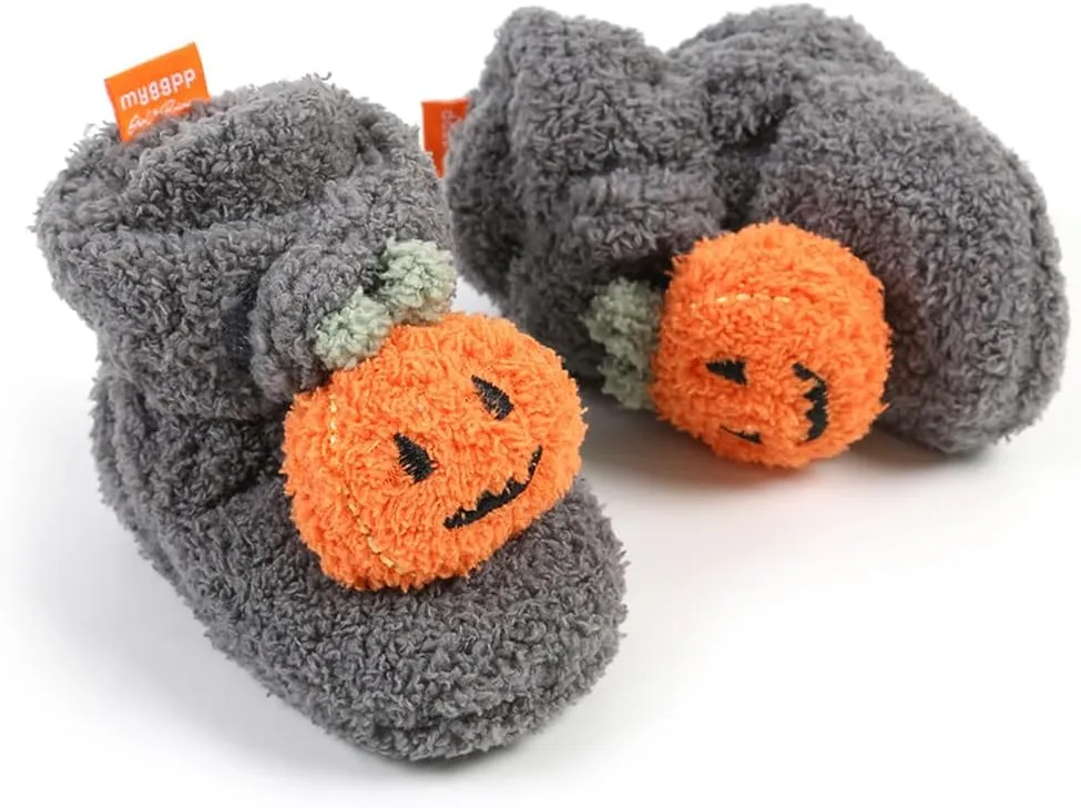 Baby Booties Infant Newborn Boys Girls Slippers Warm Crib Sock Shoes Indoor First Walkers Prewalker