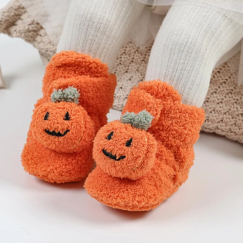 Baby Booties Infant Newborn Boys Girls Slippers Warm Crib Sock Shoes Indoor First Walkers Prewalker