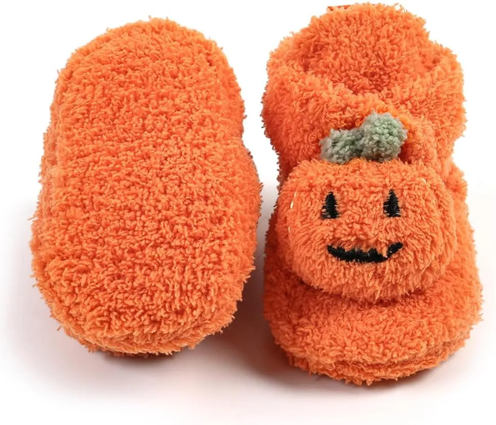 Baby Booties Infant Newborn Boys Girls Slippers Warm Crib Sock Shoes Indoor First Walkers Prewalker