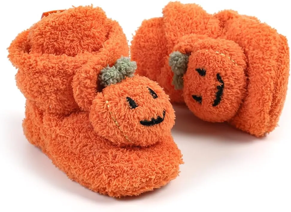 Baby Booties Infant Newborn Boys Girls Slippers Warm Crib Sock Shoes Indoor First Walkers Prewalker