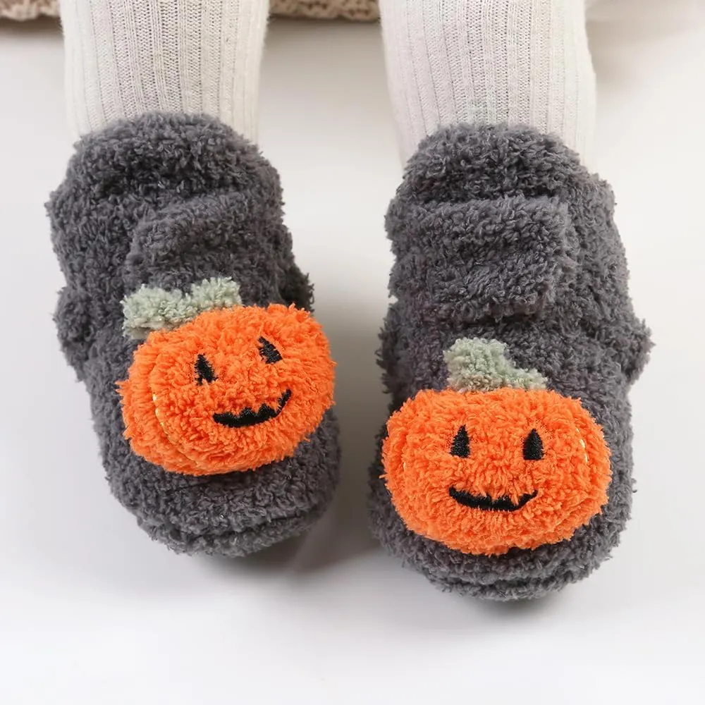 Baby Booties Infant Newborn Boys Girls Slippers Warm Crib Sock Shoes Indoor First Walkers Prewalker