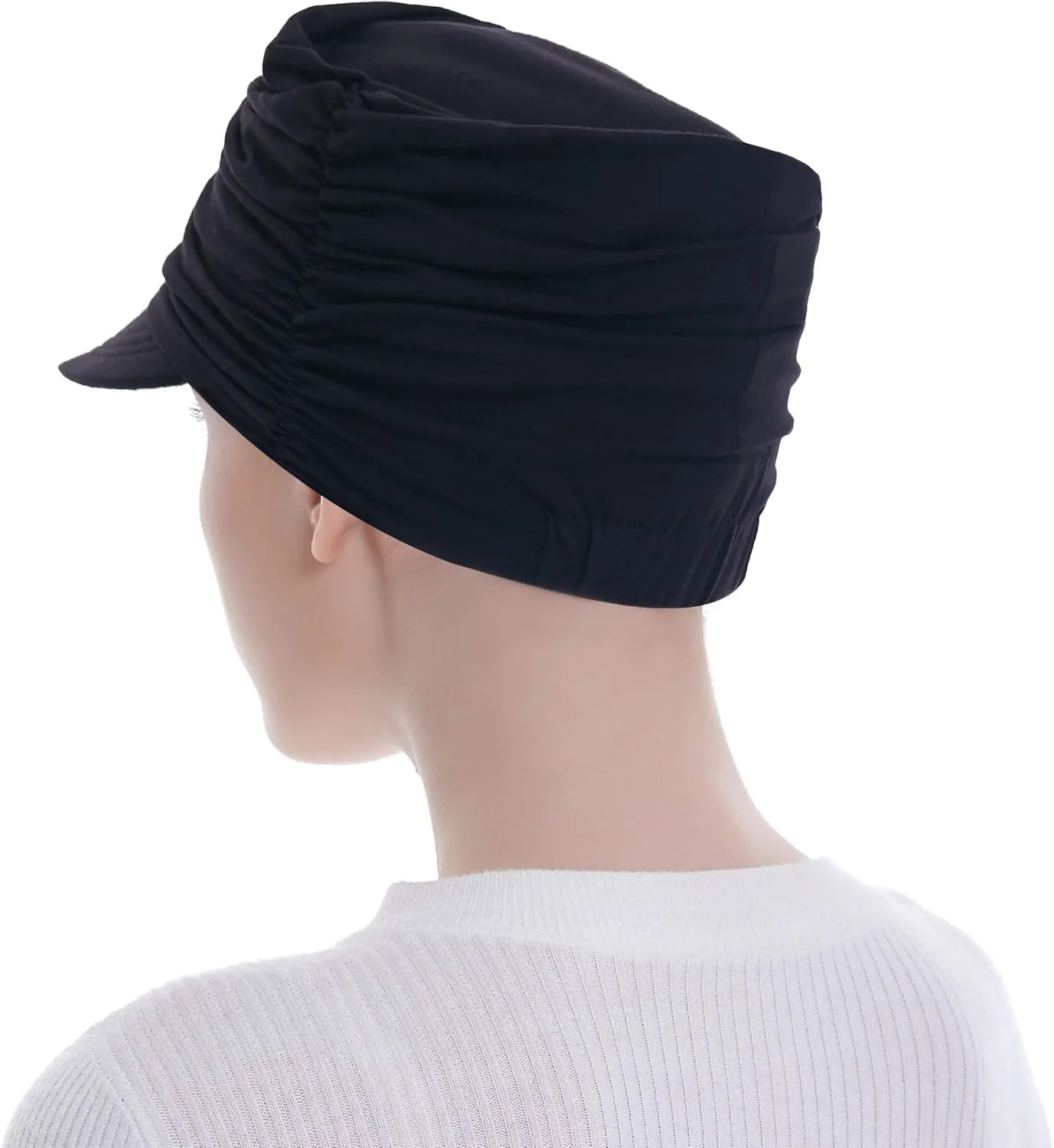 Bamboo Fashion Hat for Woman Daily Use with Brim Visor, Hats for Cancer Chemo Patients