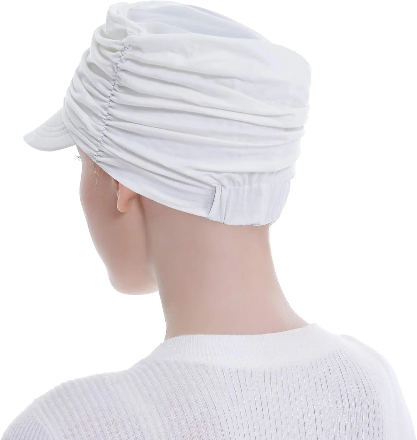 Bamboo Fashion Hat for Woman Daily Use with Brim Visor, Hats for Cancer Chemo Patients