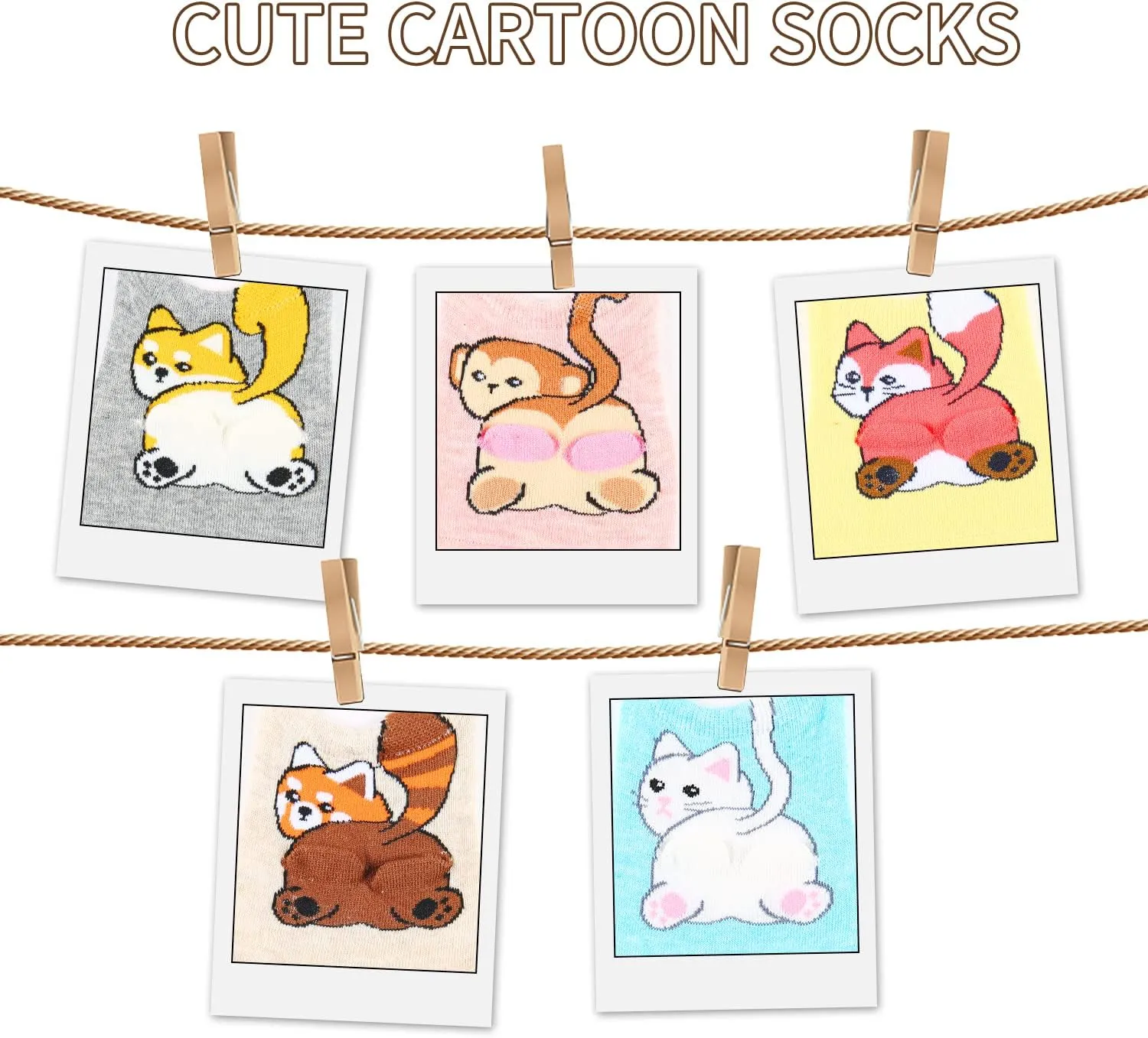 Benefeet Sox Funny No Show Socks Womens Girls Fun Animals Novelty Low Cut Socks Cute Crazy Sock Non Slip Christmas Gifts
