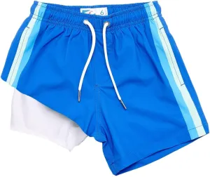 BERMIES Boys’ Swim Trunks with Compression Liner - Anti-Chafing, Quick-Dry, UPF 50 , Eco-Friendly Fabric