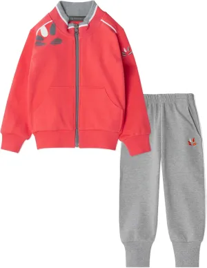 Boys' 2-Piece Tracksuit Set(Ages 3-9)–3D Fit, Dryer Safe Zip-Up Jacket & Jogger Sweatpants, Trusted Korean Brand