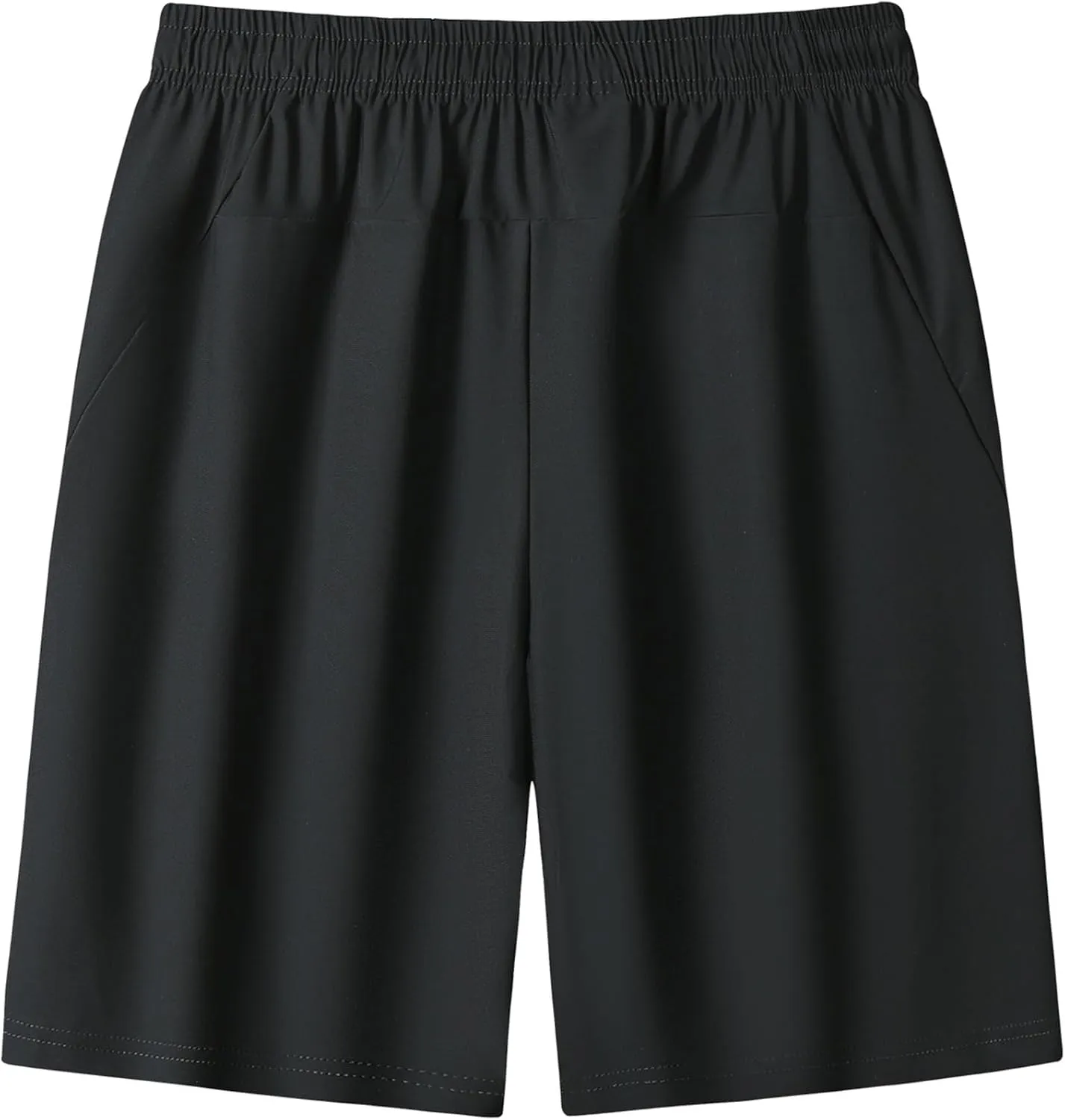 Boys Athletic Shorts Quick Dry Zipper Pockets Active Gym Workout Shorts 8-16 Years