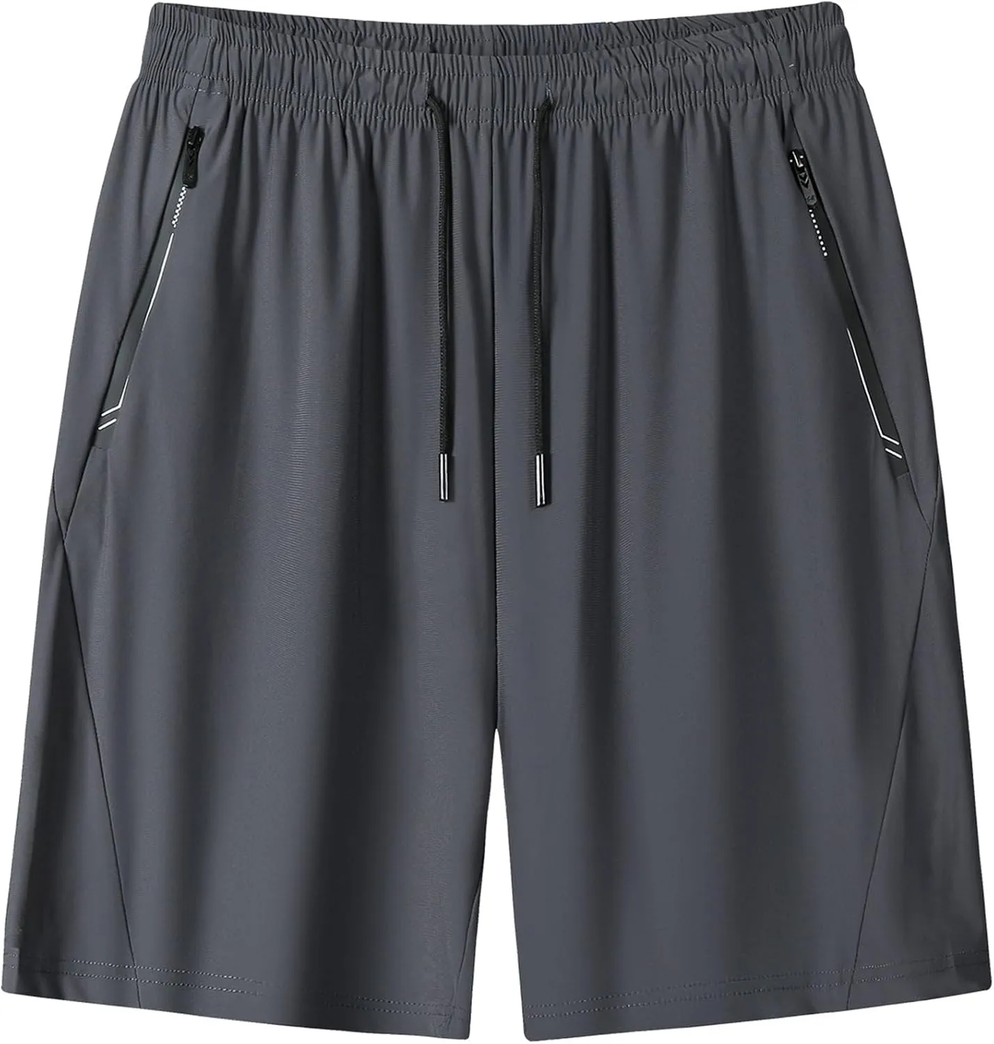 Boys Athletic Shorts Quick Dry Zipper Pockets Active Gym Workout Shorts 8-16 Years