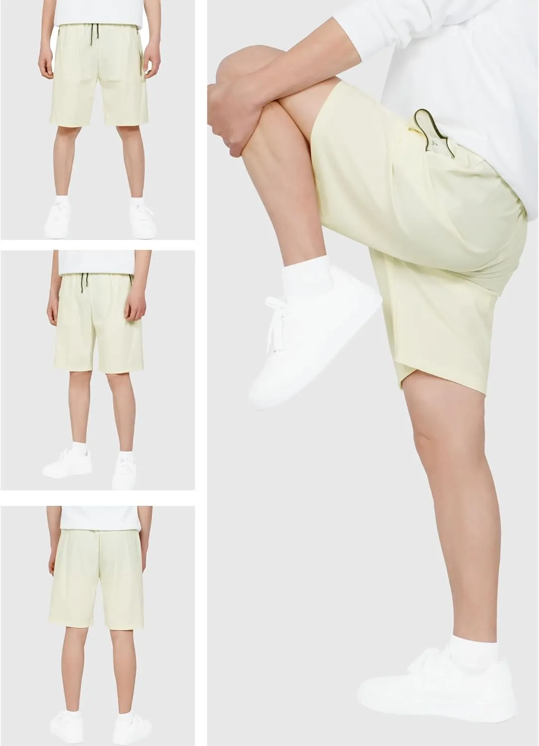 CAMLAKEE Boys Athletic Shorts Quick Dry Kids Performance Basketball Shorts with Zipper Pockets