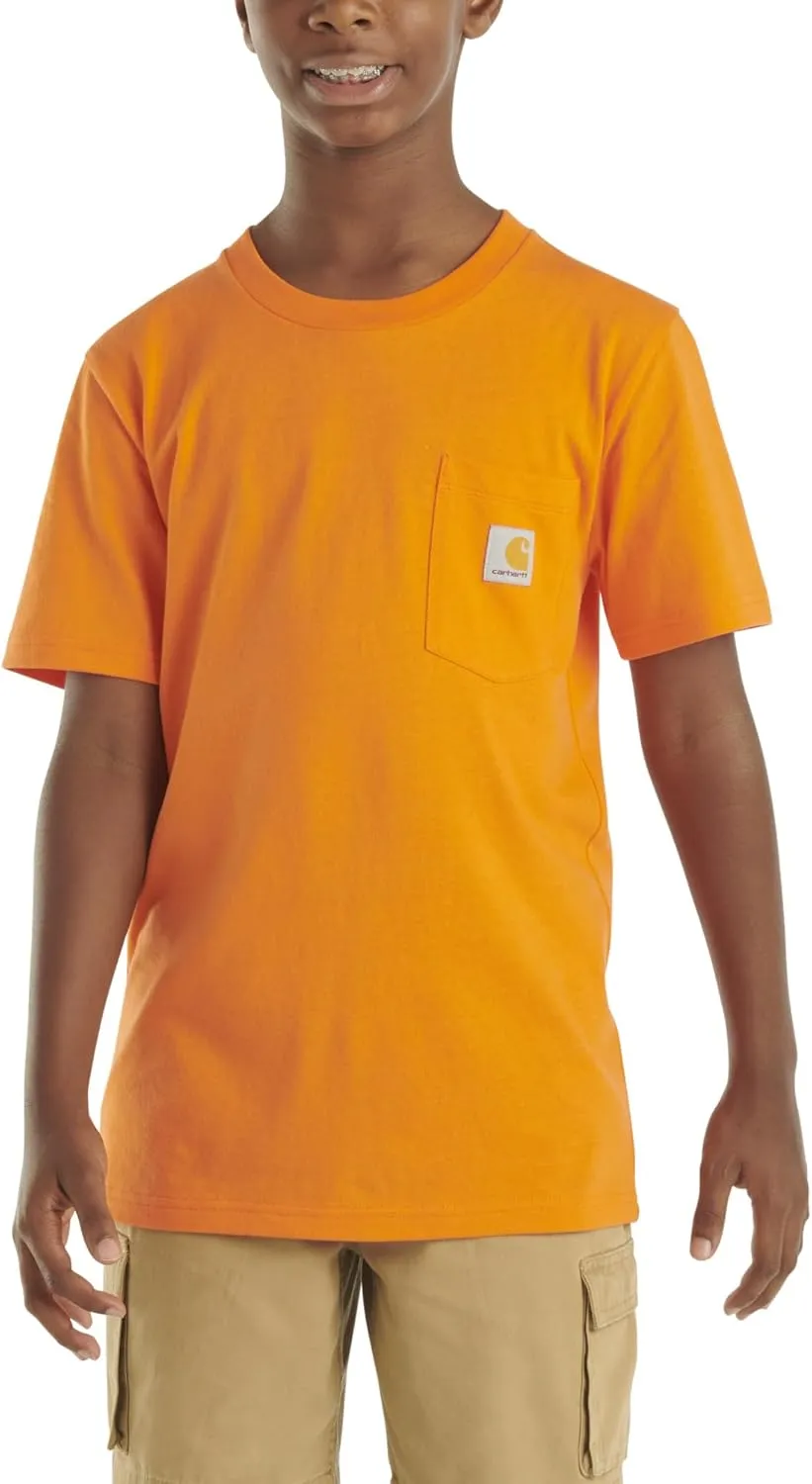 Carhartt Unisex Kid's Short Sleeve Pocket T Tee Shirt