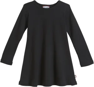 City Threads Girls' 100% Cotton Long Sleeve Dress - Active Kids School, Playing, Parties - Made in USA