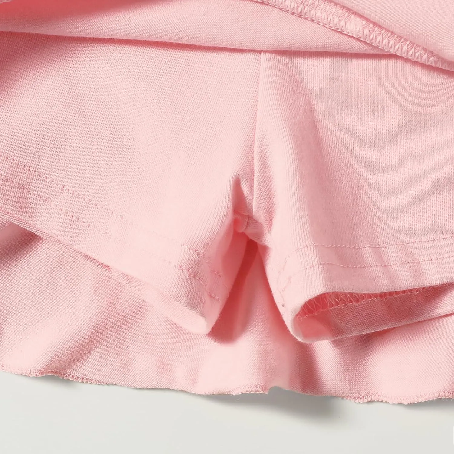 DREAM BUS 2 Pack Girls Skirts Built in Shorts Little Kid Tennis Skorts Toddler Girl Athletic Skorts Flowy Skirts