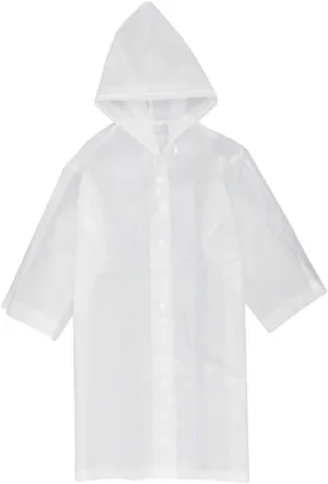 EXCEART Adult Rain Coat Hood Eva Rain Poncho Waterproof for Outdoor Activities and Daily Use