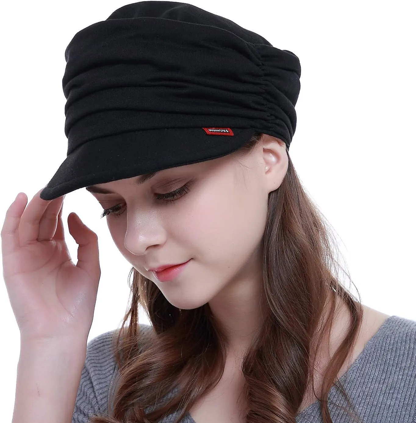 Fashion Hat Cap with Brim Visor for Woman Ladies, Best for Daily Use