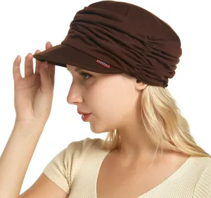 Fashion Hat Cap with Brim Visor for Woman Ladies, Best for Daily Use