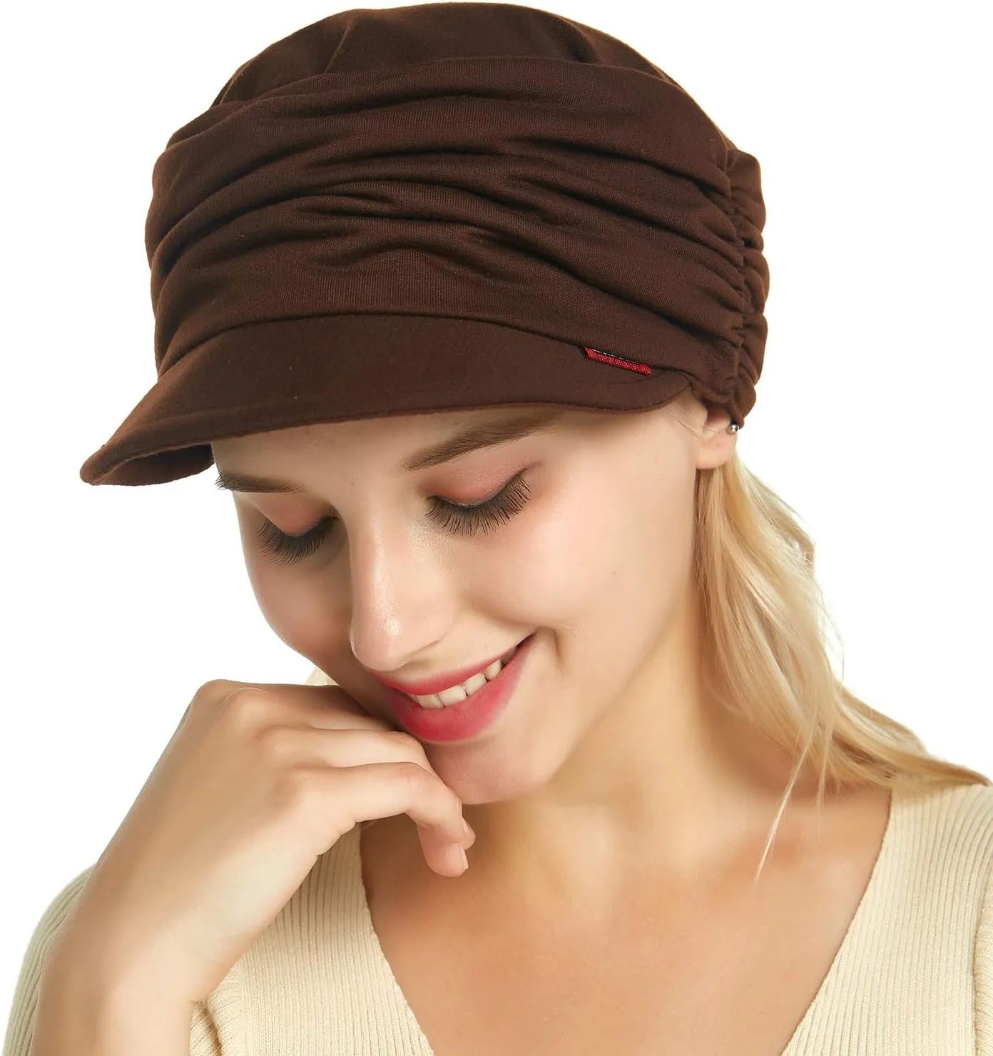 Fashion Hat Cap with Brim Visor for Woman Ladies, Best for Daily Use