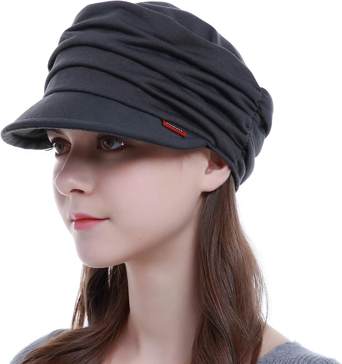 Fashion Hat Cap with Brim Visor for Woman Ladies, Best for Daily Use