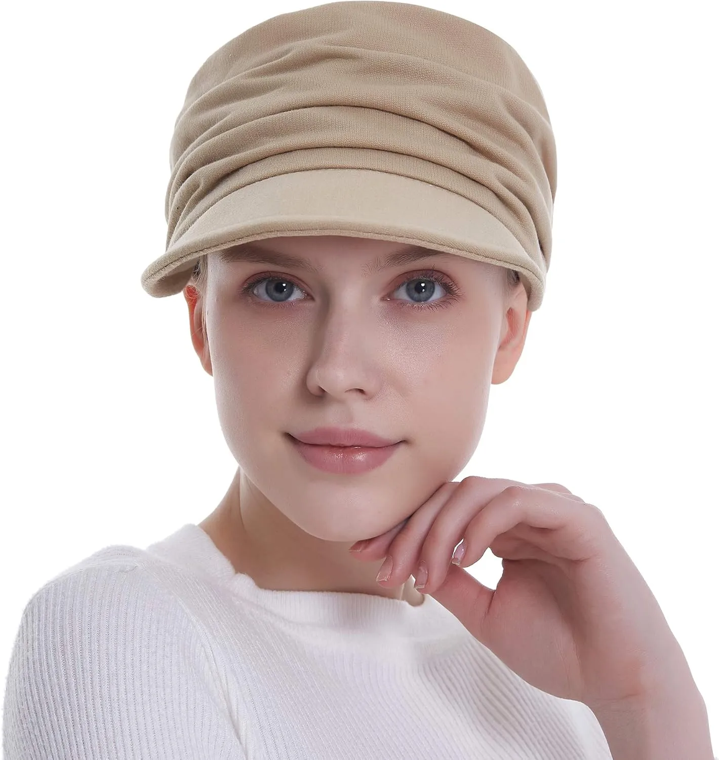 Fashion Hat Cap with Brim Visor for Woman Ladies, Best for Daily Use