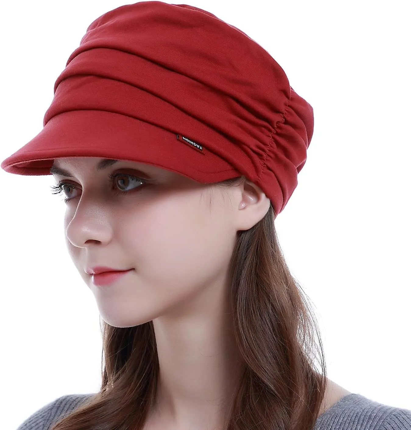 Fashion Hat Cap with Brim Visor for Woman Ladies, Best for Daily Use