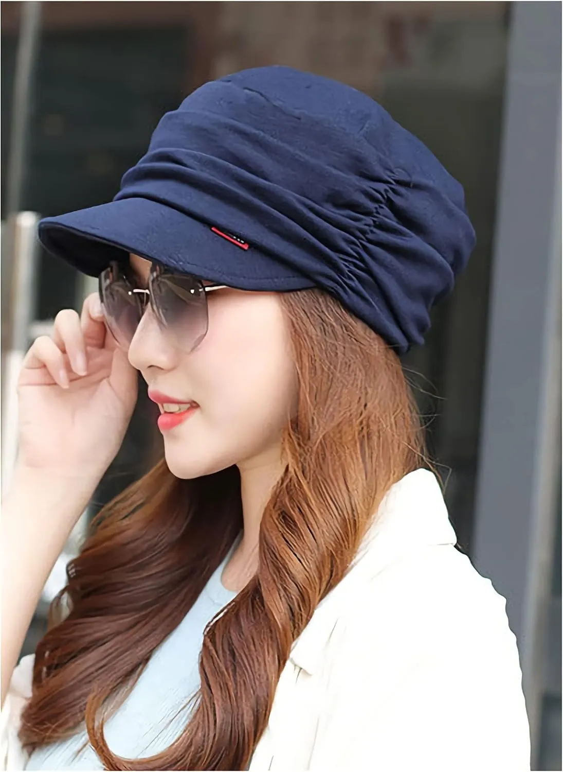 Fashion Hat Cap with Brim Visor for Woman Ladies, Best for Daily Use