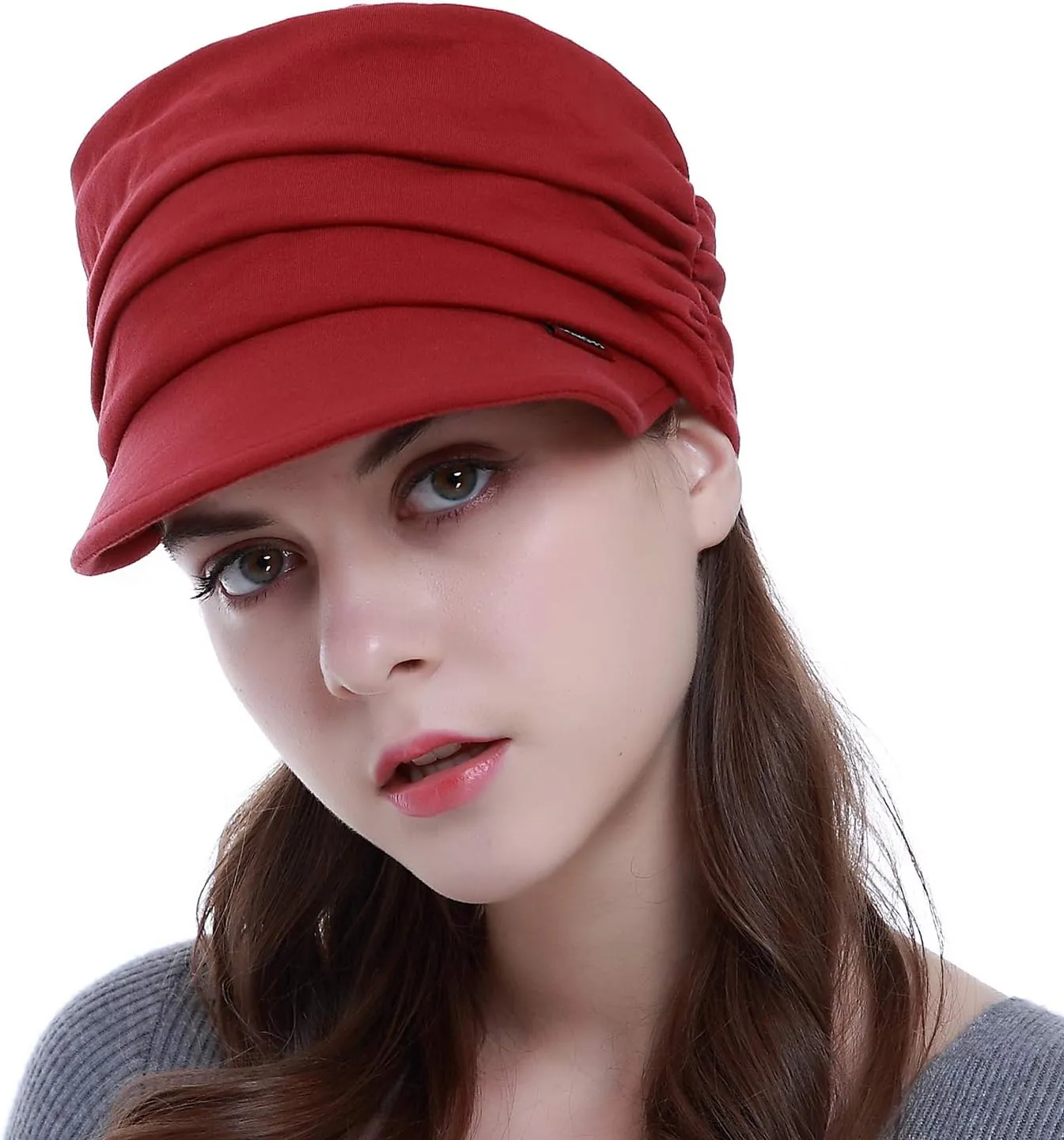 Fashion Hat Cap with Brim Visor for Woman Ladies, Best for Daily Use