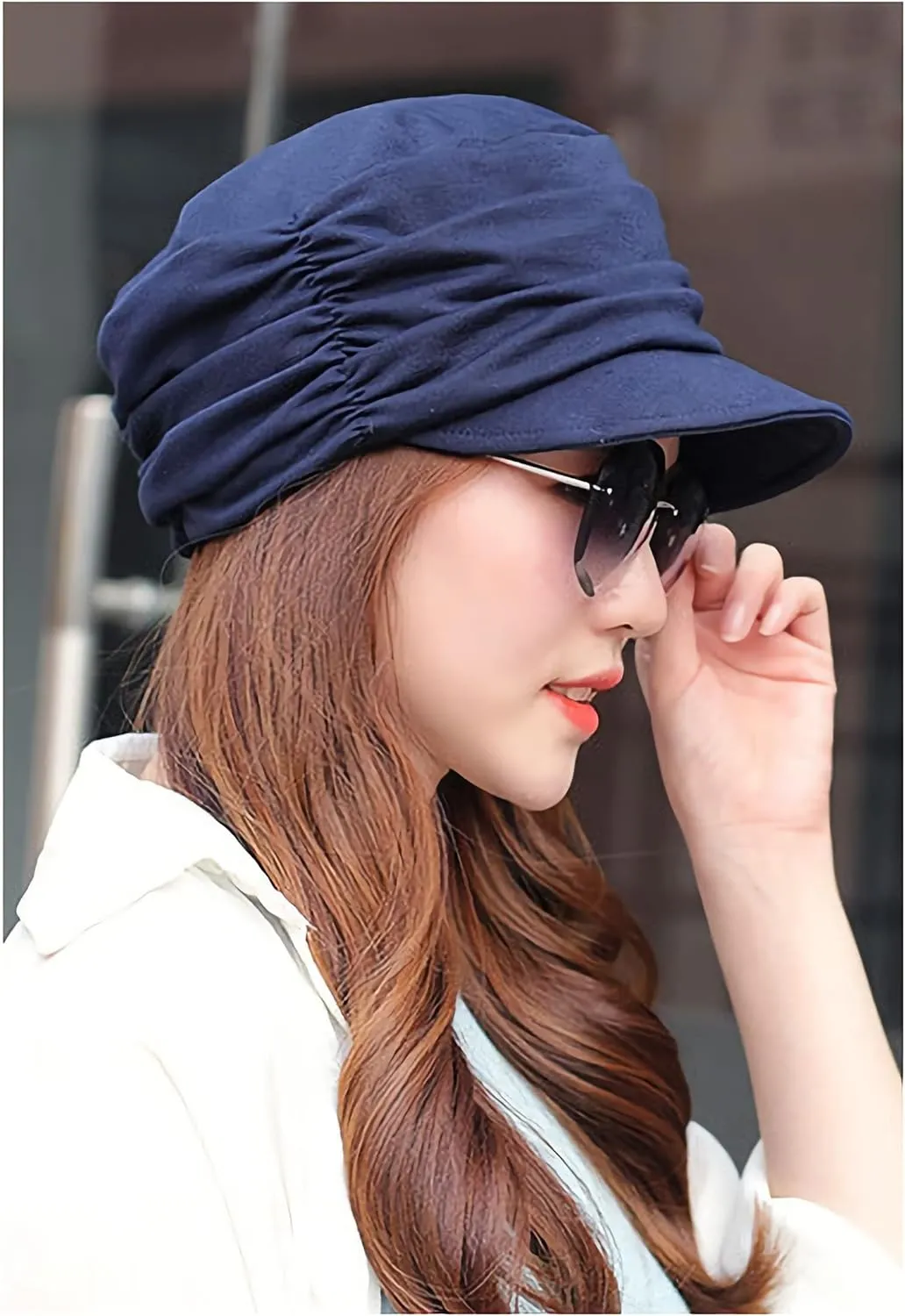 Fashion Hat Cap with Brim Visor for Woman Ladies, Best for Daily Use