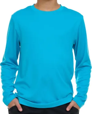 Gerry Rash Guard for Boys, Long Sleeve Boys Swim Shirt, UPF 50  SPF UV Sun Protection, Quick Dry Rashguard for Kids