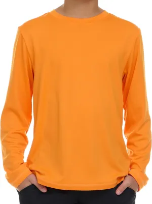Gerry Rash Guard for Boys, Long Sleeve Boys Swim Shirt, UPF 50  SPF UV Sun Protection, Quick Dry Rashguard for Kids