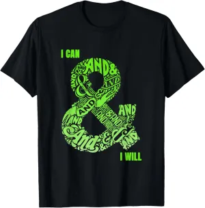 Green Can & Will Green Color Graphic T-Shirt