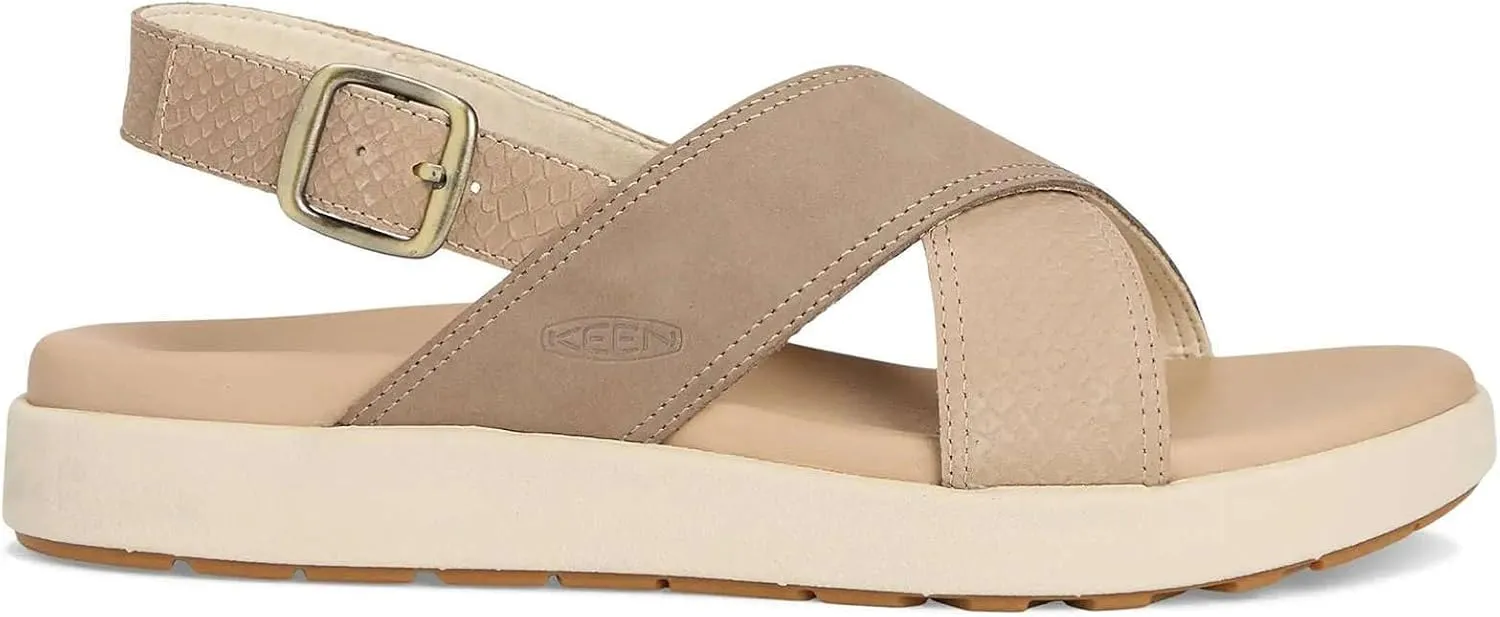 KEEN Womens Elle Luxe Cross Strap Cute Comfortable Leather