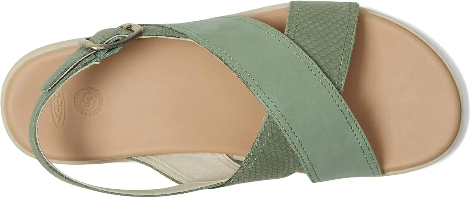 KEEN Womens Elle Luxe Cross Strap Cute Comfortable Leather