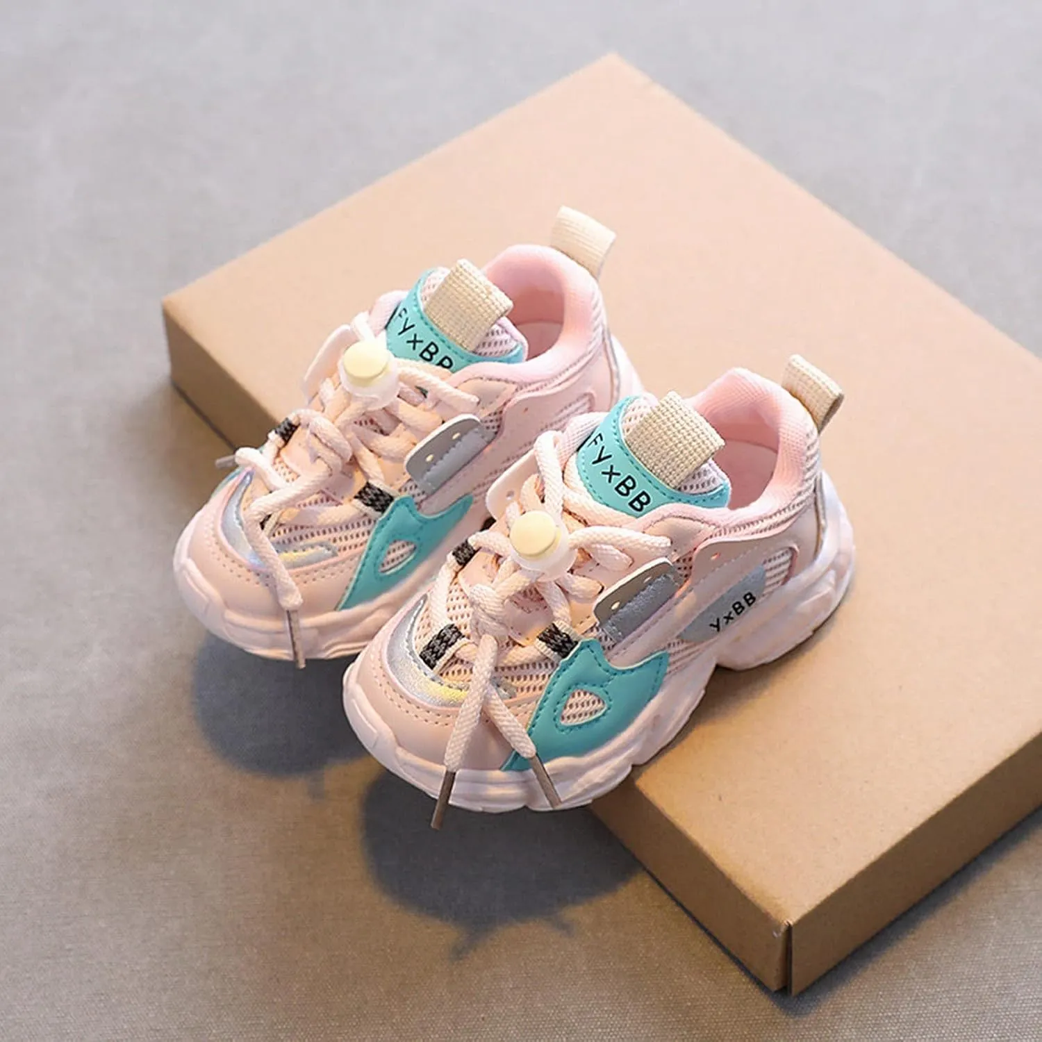 Kids Sneakers for Boys Girls Running Tennis Shoes First Walking Lightweight Breathable Athletic Sports Shoes