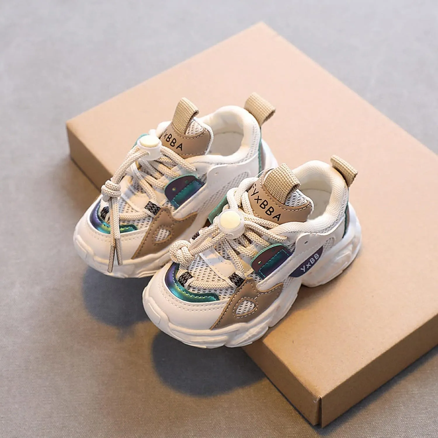 Kids Sneakers for Boys Girls Running Tennis Shoes First Walking Lightweight Breathable Athletic Sports Shoes