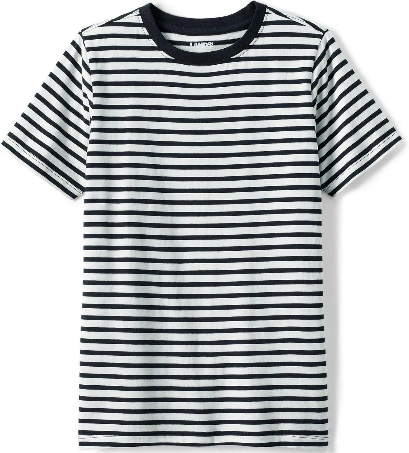Lands' End Boys Husky Short Sleeve Graphic Tee