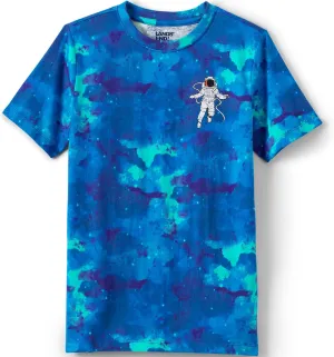 Lands' End Boys Husky Short Sleeve Graphic Tee