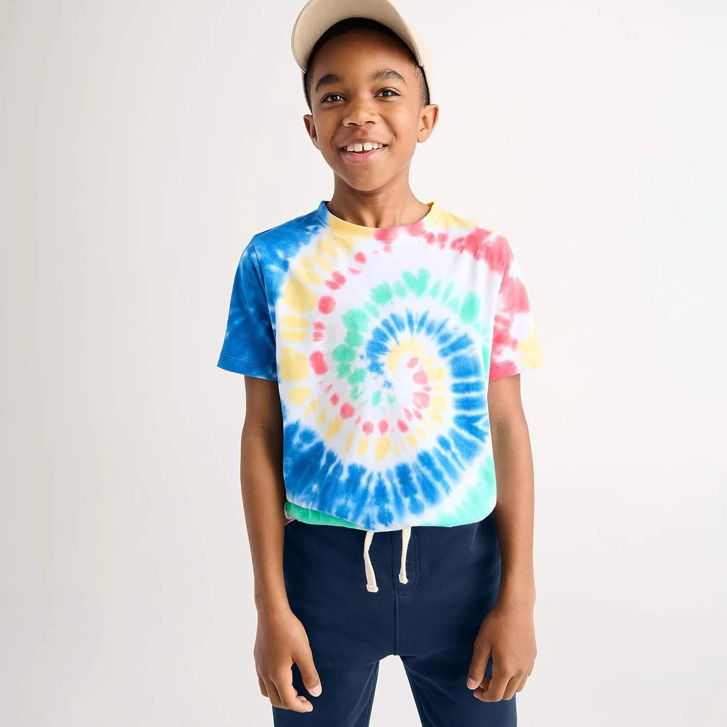 Lands' End Boys Husky Short Sleeve Graphic Tee
