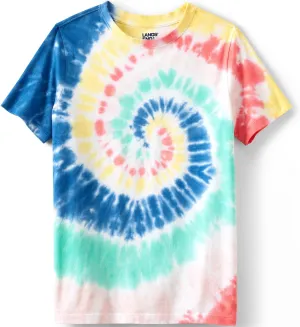 Lands' End Boys Husky Short Sleeve Graphic Tee
