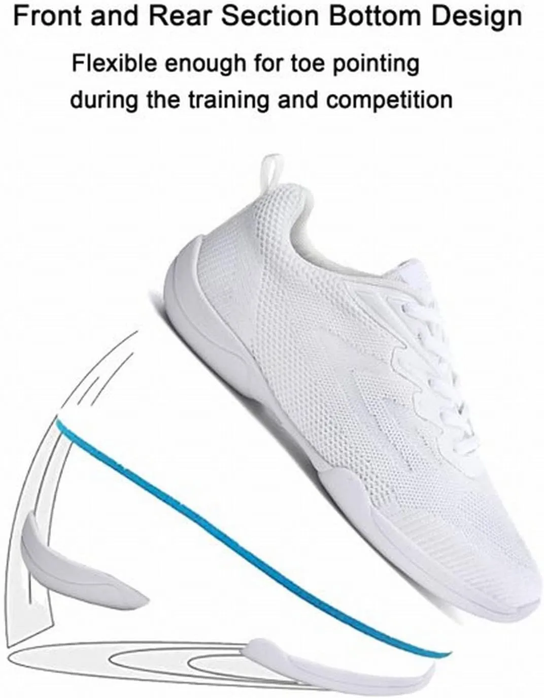 Lightweight Walking Tennis Shoes for Women Platform Thick Sole Classic Rubber Sole Shoes Business Office Shoe