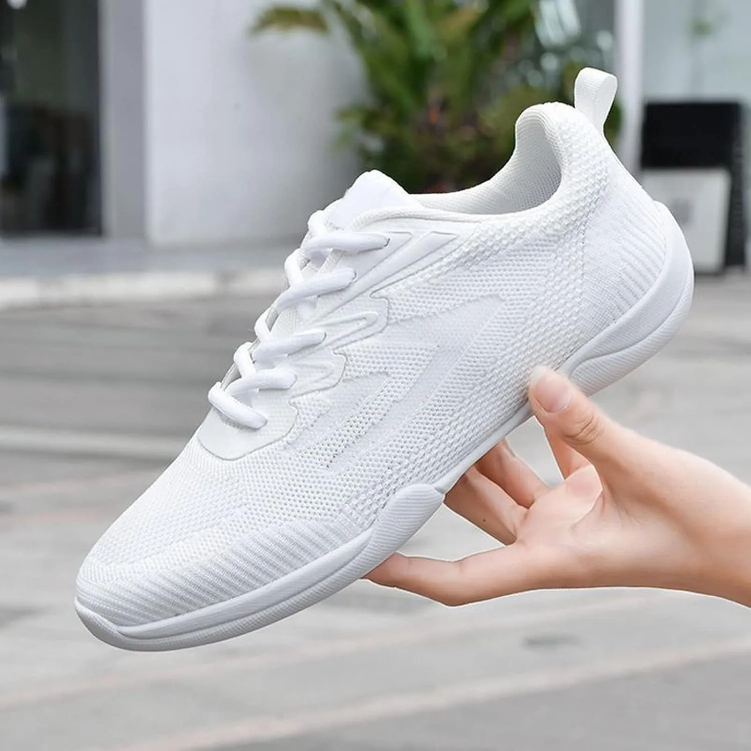 Lightweight Walking Tennis Shoes for Women Platform Thick Sole Classic Rubber Sole Shoes Business Office Shoe