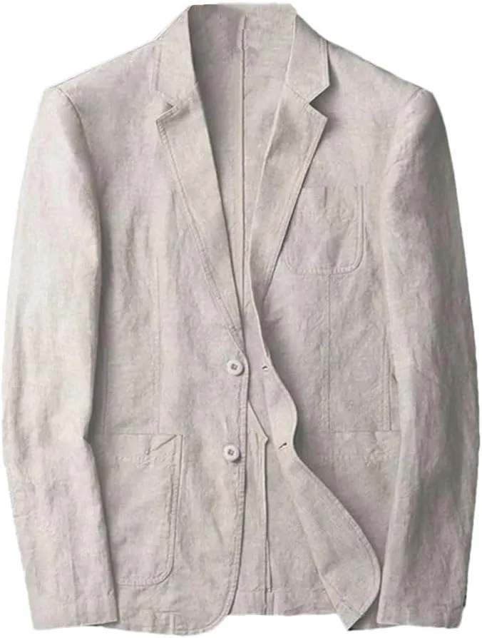 Men Slim Fit Suit Blazer Jacket Casual Suit Single Blazer Men Casual Business