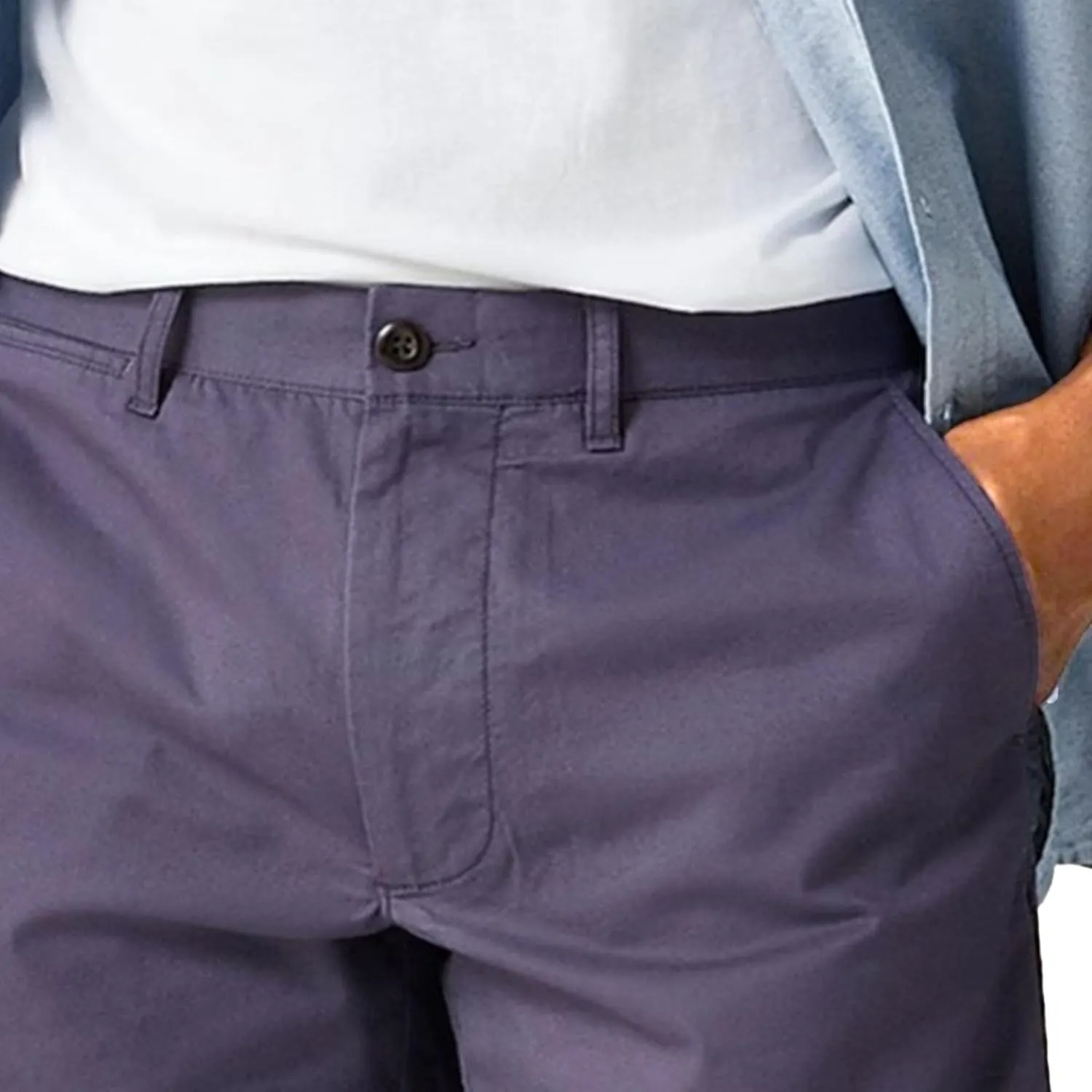 Men's Casual Classic Chino Outdoor Short Relaxed Fit Hiking Summer Shorts Mid Waist Business Golf Shorts