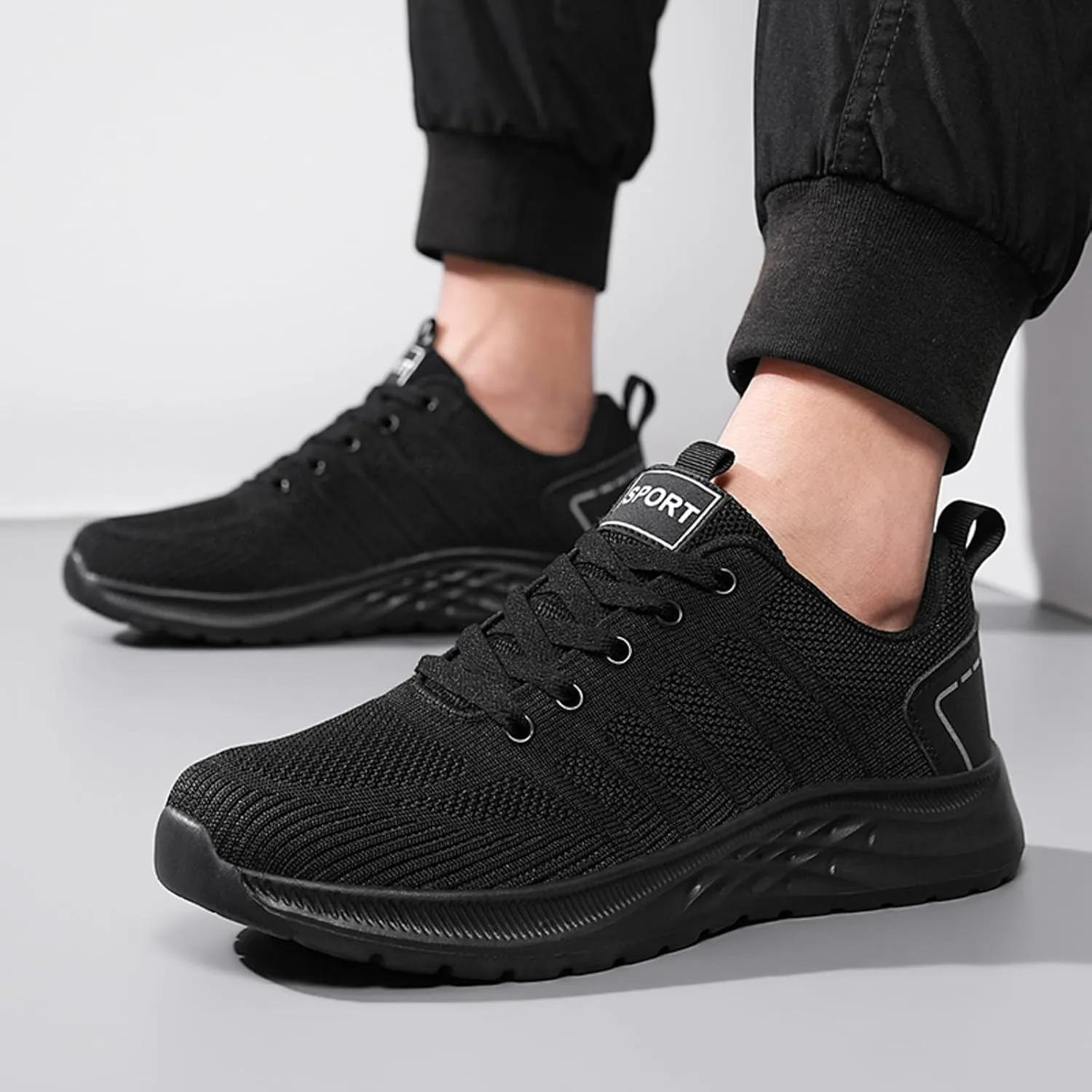Men's Comfortable Diabetic Shoes Comfortable Breathable Lightweight Tennis Shoe Business Casual Versatile Shoes