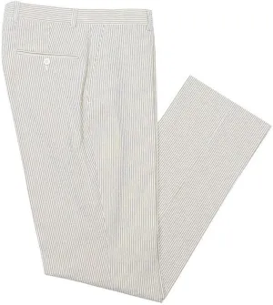 Mens Summer Slacks Mens Sear Sucker Slim Fit Suit Separate Pants Trousers