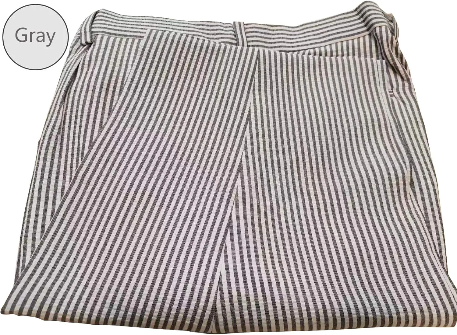 Mens Summer Slacks Mens Sear Sucker Slim Fit Suit Separate Pants Trousers