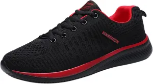 Men's Walking & Running Shoes Lace Up Slip On Cushion Sneaker Comfortable Lightweight Breathable Casual Sneakers