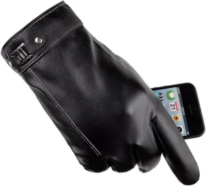 Men's Winter Gloves Touchscreen Warm and Windproof Perfect for Cycling Driving and Daily Use