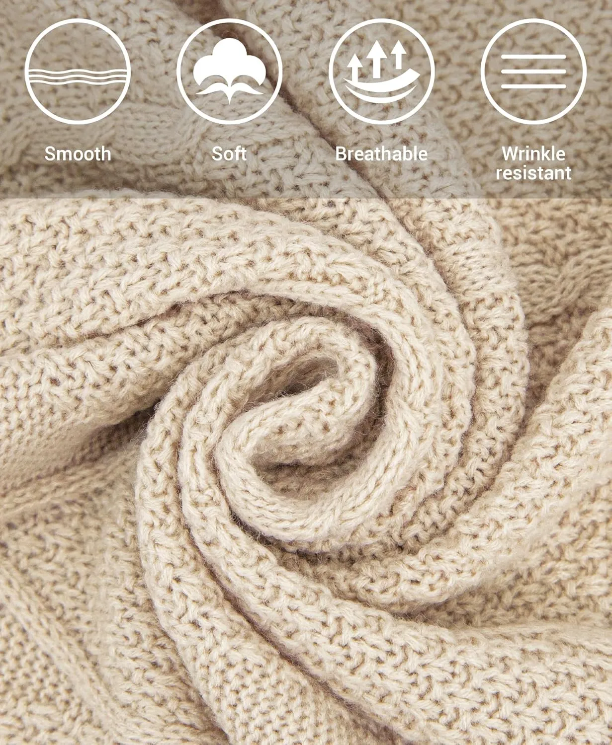 MissShorthair Women's Lightweight Knitted Shawl Thin Breathable Wrap for Outdoor Travel Spring, Poncho Daily Use, Office